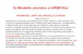 6) Modello atomico a ORBITALI - blibbox.altervista.orgblibbox.altervista.org/download/file/scuola/scienze/3_-_MODELLI... · Secondo de Broglie, a qualsiasi corpo in movimento è infatti