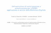 Infrastruttura di autorizzazione e autenticazione per ... · PDF fileAutenticazione federata e biblioteche digitali ROMA 6/3/2007. GARR- II incontro AAI: Autenticazione federata e