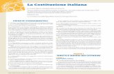 La Costituzione italiana - it.pearson.com · Riconosce la libertà di emigrazione, salvo gli obblighi stabiliti dalla legge nell’interesse generale, e tutela il lavoro italiano