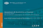 Questioni di Economia e Finanza - Banca d'Italia · procedure di gara (per esempio, vaglio insufficiente dei requisiti tecnici delle imprese partecipanti; accettazione di offerte