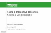 Realtà e prospettive del settore Arredo & Design italiano · 3 ! MERCATO ITALIA: 5 ANNI DI RIDIMENSIONAMENTO Macrosistema Arredo: Arredamento, Bagno, Illuminazione e Ufficio 14.066