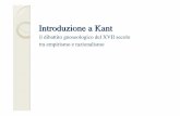 Introduzione a Kant - isismultimedia.xoom.itisismultimedia.xoom.it/materiali/wp-content/uploads/introduzione... · Razionalismo e Empirismo: i limiti Razionalismo Le conclusioni del