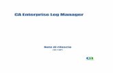 CA Enterprise Log Manager - support.ca.com Enterprise Log Manager r12 1 SP1... · Contattare il servizio di Supporto tecnico Per l'assistenza tecnica in linea e un elenco completo