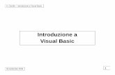 IdiIntroduzione a Visual BasicVisual Basiccorsiadistanza.polito.it/corsi/pdf/05EKCCM/Intro_a_VisualBasic1.pdf · • variazione di un segnale su un’interfaccia 26 settembre 2006