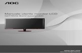 Manuale utente monitor LCD - aoc-pim.s3.amazonaws.com 2/G2778/Italian.pdf · selezionare la modalità Giochi (FPS, RTS, Corsa, Giocatore 1 o Giocatore 2) in base ai diversi tipi di