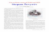 Uno scrittore russo ad Ischia nel 1829 Stepan Ševyrëvischialarassegna.com/rassegna/Rassegna2012/rass05-12/stepan.pdf · Nikolaj Gogol’, leggeva le bozze delle sue opere, sta-