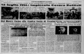 - 12 luglio 1966 Pagina 3 12 luglio 1916 : impiccato ... · dell' Inghilterra: la prima ... SANTIFICATO DAL CAPESTRO AUSTRIACO. CREMONA ... d MMBJ col collega degli Etteri. non fot-se