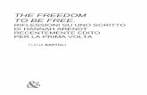 THE FREEDOM TO BE FREE. - dirittoequestionipubbliche.org · riprende molte idee espresse altrove, soprattutto nel grande trattato Sulla Rivoluzione pubblicato nel 1963. Tuttavia è