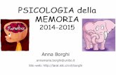 PSICOLOGIA della MEMORIA - .Memoria prospettica: la memoria del futuro. Memoria di intenzioni: ricordare