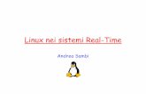 Linuxnei sistemi Real-Time - lia.disi.unibo.itlia.disi.unibo.it/Courses/SistRT/contenuti/3 Esercitazioni/1 Linux... · moderni sistemi di elaborazione? CPU generalpurpose: • Frequenza