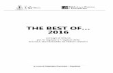 The Best of - Biblioteca Panizzipanizzi.comune.re.it/allegati/BestOf.pdf · consigli di lettura per le ragazze e i ragazzi della SCUOLA SECONDARIA DI PRIMO GRADO THE BEST OF… 2016
