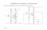 Amplificatori a Transistori con controreazione - diee.unica.itmartines/didattica/ElettronicaELT/Ampl_Trans... · Nasce per ridurre la distorsione di crossover tipica degli amplificatori