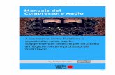 Manuale del compressore audio - tastorec.files.wordpress.com · Ci sono strumenti che necessitano di più l’uso del compressore, come ad esempio la sessione ... Quello che prima