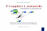 RICCARDO PARTINICO Progetto Leonardo - Il gazzettino di … Leonardo.pdf · guente sperimentazione tecnico-didattica, ha tracciato le “linee guida” ... sportive, in particolare