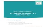 DISUGUAGLIANZA ECONOMICA IN ITALIA E NEL MONDO · NEL MONDO DOSSIER, I/2015 ... Il dossier della Fondazione David Hume, che analizza più di 50 anni di storia della diseguaglianza