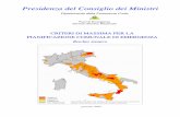 Presidenza del Consiglio dei Ministri - Regione Liguria · provinciali e regionali, al fine di gestire gli interventi di soccorso ed assistenza alla popolazione in caso di terremoto,