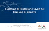 Il Sistema di Protezione Civile del Comune di Genova - Derris · STATO/DIPARTIMENTO DELLA PROTEZIONE CIVILE Emergenza di tipo B: ... LE RISORSE E I MEZZI A DISPOSIZIONE LE MODALITÀ