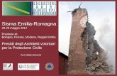 Sisma Emilia-Romagna - AWN architetti volontari... · protezione civile o che abbiano maturato esperienze nel campo dell’emergenzasismica e della compilazione delle schede AEDES.