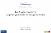 La Casa Passiva - gruppocp.it passiva.pdf · Metodo di calcolo generale per il rendimento degli edifici ... (dopo la Legge 30.04.1976 n. 373 Norme per il contenimento del consumo