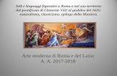 Arte moderna di Roma e del Lazio A. A. 2017-2018 · fiamminghi, olandesi e tedeschi, 1604 «Egli [Caravaggio] dice infatti che tute le cose non sono altro che bagattelle, ... «Decimo,