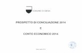 PROSPETTO... · comune di siena prospetto di conciliazione 2014 conto economico 2014 siena, apri/e 2014
