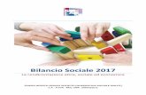 Bilancio Sociale 2017 - forumtools.biz · Spazio Aperto Servizi è socia del Consorzio Provinciale Sistema Imprese Sociali (SIS), del Consorzio Comunità Brianza, Consorzio Oikos
