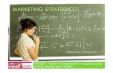 Marketing Strategico (Foletti, 6-11.10 · MARKETING STRATEGICO Massimo Foletti 6-7-10 ottobre 2011 PROGEA - Master in progettazione e organizzazione ... DEFINIZIONE MODERNA (ESTESA)