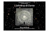 AstroSiestaNatalizia L’universo di Dante · salendo su per lo modo parecchio a quel che scende, e tanto si ... •L’universo è circondato e centrato ... L’universo dantesco