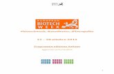 12 18 ottobre 2015 - IBB - CNR · Le politiche per le biotecnologie nel ... le Biotecnologie e le Scienze ... sta offrendo grandi speranze alla medicina del futuro e spunti innovativi