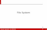 Presentazione standard di PowerPoint - cs.unibo.itghini/didattica/sistemioperativi/9b_FileSystem.pdf · Sistemi operativi- AA 2015/16 3 File system •Per la maggior parte degli utenti