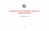 Le gerarchie di memoria: concetti e organizzazionehome.deib.polimi.it/sami/architetture/cache_09.pdf · - 9 - 2009-10 Principio alla base delle gerarchie di memoria: località Località