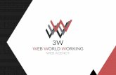 Per raggiungere i suoi obiettivi la 3W si avvale di un ... · Progettazione Siti Siti web realizzati con i principali CMS e codice di programmazione. Web Design UI-UX Ogni sito viene