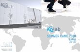 SUMMER CAMP 2018 - ice-lab.it · professionisti e coreografi, coordinati da Franca Bianconi. Un programma vincente Il Camp IceLab organizza diversi corsi internazionali di pattinaggio