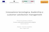 Innovazione tecnologica, leadership e customer ... - Eventi PAeventipa.formez.it/sites/default/files/allegati_eventi/Cipolletta... · Innovazione tecnologica: Il ruolo della leadership