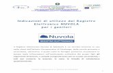 Indicazioni di utilizzo del Registro Elettronico NUVOLA ... · PDF fileIndicazioni di utilizzo del Registro Elettronico NUVOLA per i genitori Il Registro Elettronico Nuvola di Madisoft