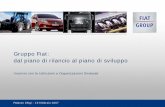 Gruppo Fiat: dal piano di rilancio al piano di sviluppo · accordo GM al netto del debito Powertrain: €1,1 mld Obiettivi finanziari di Gruppo 2004-2010 2004 2008 Risultato / Marg.