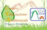 Centro Educazione Ambientale - Parco Alpi Liguriparconaturalealpiliguri.it/wp-content/uploads/2014/06/Catalogo-CEA... · La guida ambientale ed escursionistica accompagna singoli
