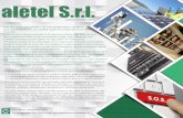 aletel S.r.l.ati.aletel.com/public/ALETEL presentazione2014-rev02.pdf · Aletel S.r.l. è una azienda integrata fortemente nel territorio, soprattutto nord Italia, che è un area