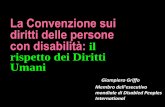 La Convenzione sui diritti delle persone con disabilità ...Convenzione+e... · Giampiero Griffo Membro dell'esecutivo mondiale di Disabled Peoples International La Convenzione sui