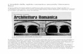 Leredità dello spirito romanico secondo Baur - lacrimae-rerum.it · Affermare che l’architettura moderna è la veste di un rinnovamento spirituale co- me l’architettura romanica