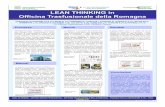 LEAN THINKING poster-Officina Trasfusionale della Romagna ...valconex.be/onewebmedia/LEAN THINKING poster-Officina Trasfusionale... · perpetuare in modo autonomo i principi de “Lean