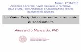 La Water Footprint come nuovo strumento di sostenibilitàambiente.aicqna.it/files/2015/11/AICQCAE_17-11-15_10_Manzardo... · introdotti i confini organizzativi; L’inventario–