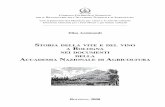 COMITATO CELEBRATIVO NAZIONALE PER IL … · presentazione 1 elisa azzimondi storia della vite e del vino a bologna nei documenti della accademia nazionale di agricoltura bologna,