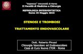 STENOSI E TROMBOSI TRATTAMENTO 2015/R...  TRATTAMENTO ENDOVASCOLARE Dott. Roberto Pirozzi Chirurgia