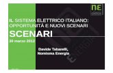 IL SISTEMA ELETTRICO ITALIANO:SISTEMA ELETTRICO …modalità_compatibilit... · Lo sviluppo delle fonti rinnovabili potrà agire da volano per la terza rivoluzione industriale dei
