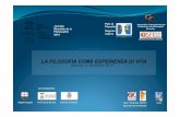 Polo di Filosofia Mondiale de la Regione Liguria · POLO’di’FILOSOFIA Presentazione pubblica del 23 maggio 2013 presso il Liceo Classico, Scientifico e Linguistico “ Calasanzio