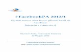 #FacebookPA 2012/1 · In Italia a fine Marzo 2012 si contano 1250 account Facebook riconducibili ad enti ... 1 Si tratta di numeri piccoli, ... le realtà che contano il maggior numero
