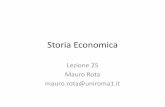 Storia Economica - Home | Sapienza Università di Roma 25.pdf · Prima e dopo il 1995 • Dal 1973 al 1995 l’Europa ha continuato il catching up nei confronti degli USA in termini