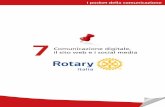 Comunicazione digitale, il sito web e i social media Italia · Colori ... i propri siti web applicando la nuova identità visuale e verbale del Rotary. Di seguito i consigli su come