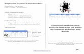 Spiegazione del Programma di Preparazione .info@prepara  Spiegazione del Programma